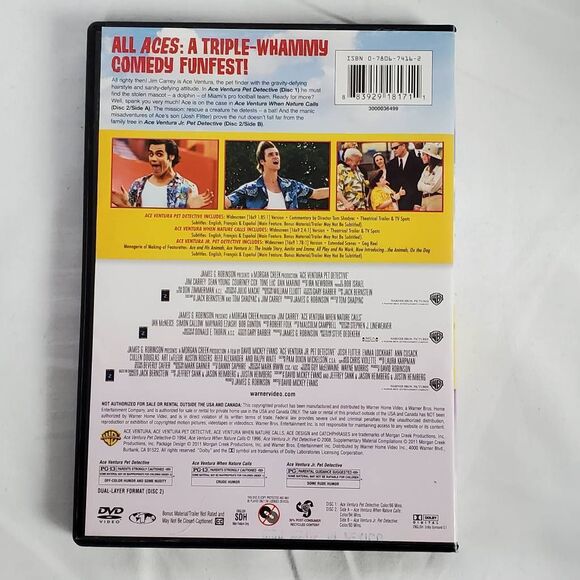 Ace Ventura 3-Film Collection (DVD) - Picture 4 of 4